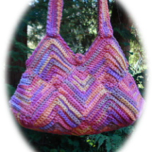Crochet Mitered Diamonds Bag