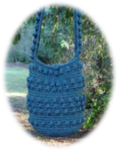 Crochet Popcorn Hobo Bag