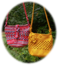 Crochet Fashion Chic Tote Bags 