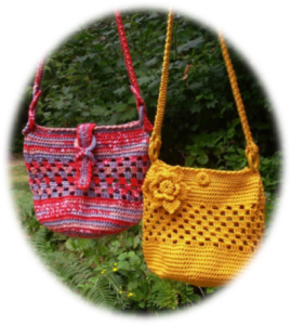 Crochet Fashion Chic Tote Bags 