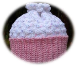 Crochet Baby Cupcake Cap
