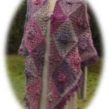Crochet Victorian Rose Shawl