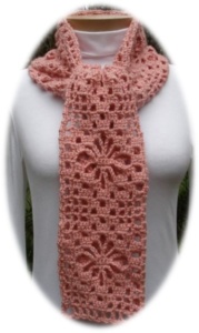 Crochet Spider Web Lace Scarf