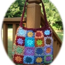 Crochet Scarp Happy Boho Bag
