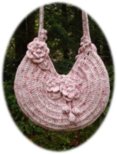 Crochet Embellished Bag