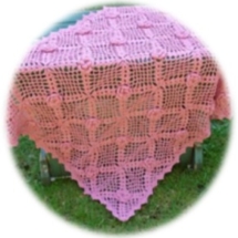 Crochet Rose Trellis Baby Blanket