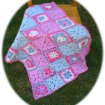 Crochet Patchwork Baby Blanket