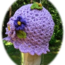 Crochet Baby Pixie Cap