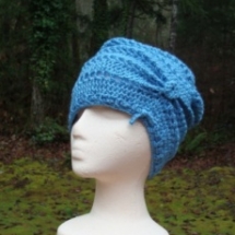 Crochet Embellished and Slouchy Beanie