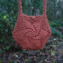 Crochet Whirligig Tote Bag