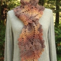 Crochet Pineapple Pizzazz Scarf