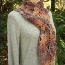 Crochet Pineapple Pizzazz Scarf