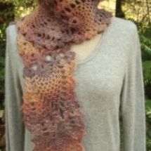 Crochet Pineapple Pizzazz Scarf