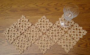 Crochet Emilia Motif Table Runner