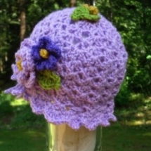 Crochet Baby Pixie Cap