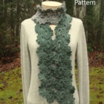 Crochet Queen Anne's Lace Scarf