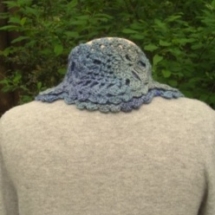 Crochet Cascading Pineapples Scarf