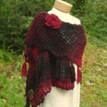 Crochet Dragon Tail Wrap
