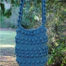 Crochet Popcorn Hobo Bag