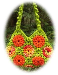 Crochet A Garden of Zinnias Bag
