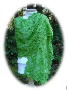 Crochet Dogwood Flower Motif Wrap