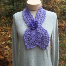 Crochet Pineapple Adornment Neck Warmer