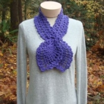 Crochet Pineaple Adornment Neck Warmer