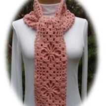 Crochet Spider Web Lace Scarf
